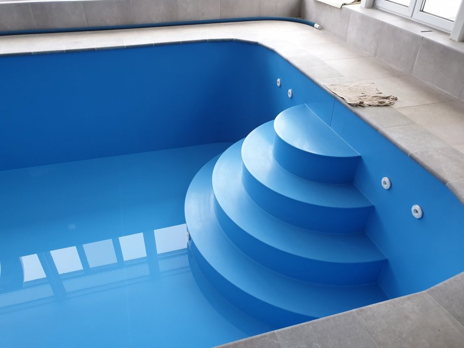 Лестница для бассейна в баню