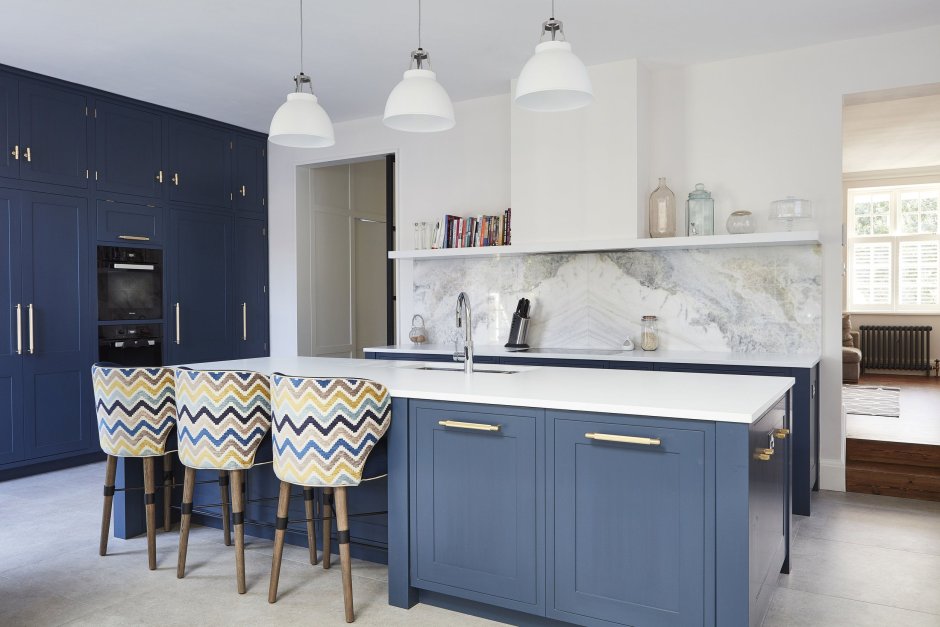 Синяя Сканди кухня