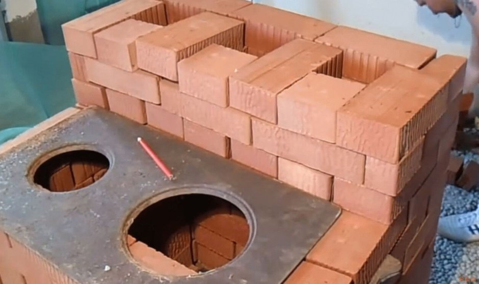 Печь голландка порядовка схема