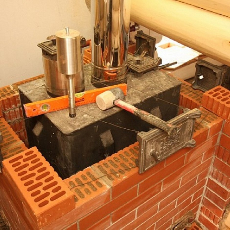 Печь дровяная отопительно варочная схема