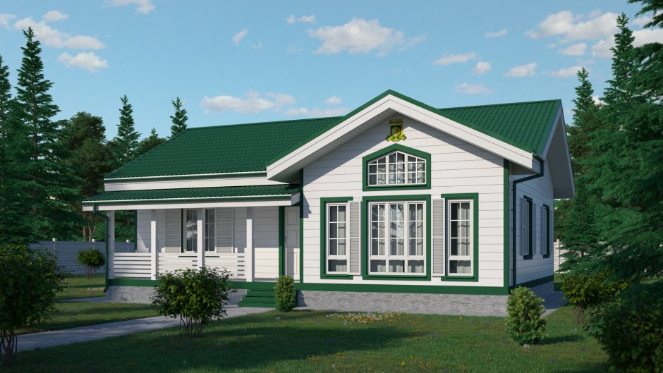 Остров принца Эдуарда зелёные крыши