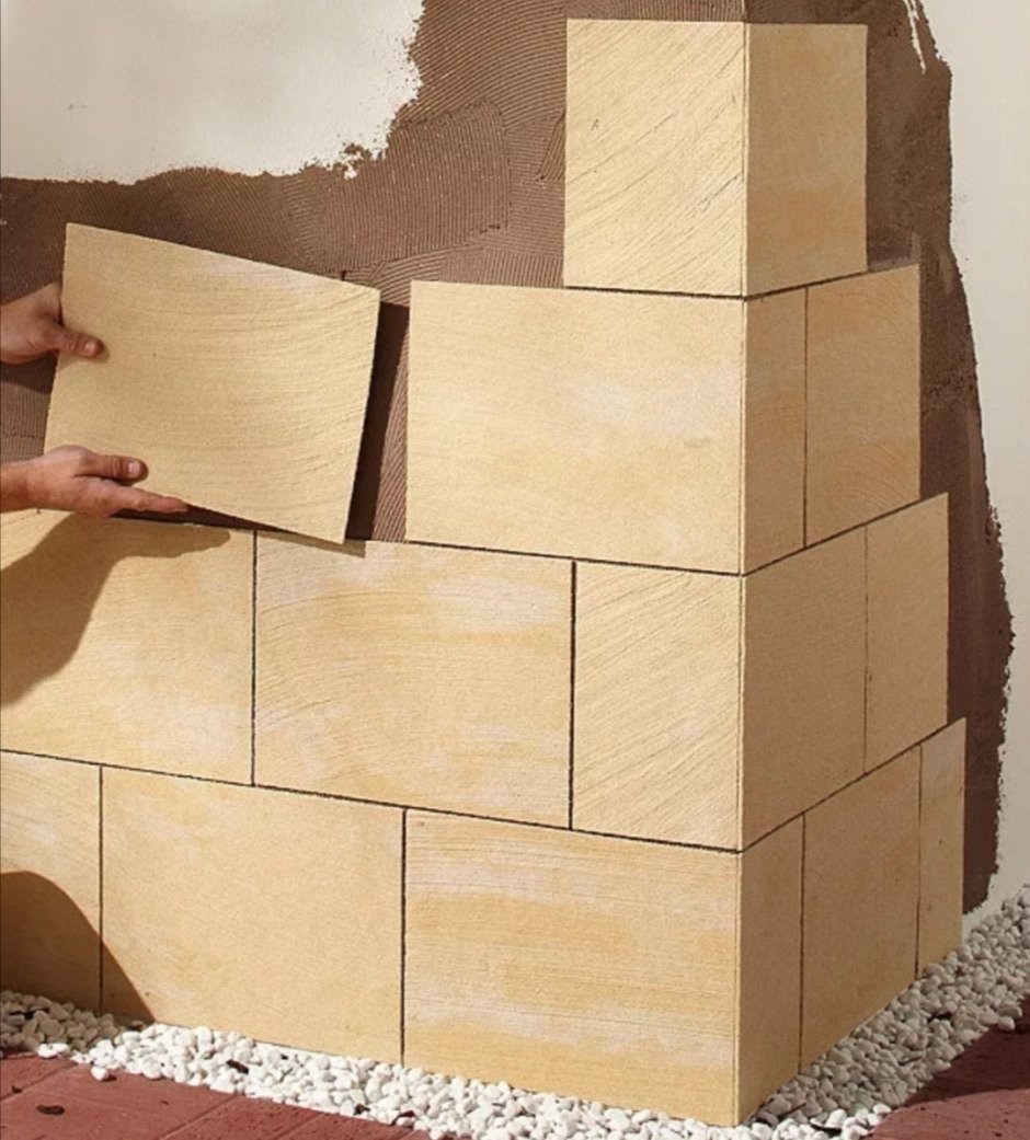 Гибкого камня термопанелей и каменных обоев