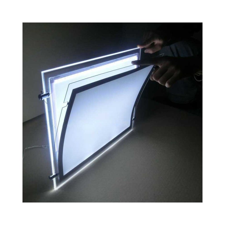 Световой короб с торцевой подсветкой