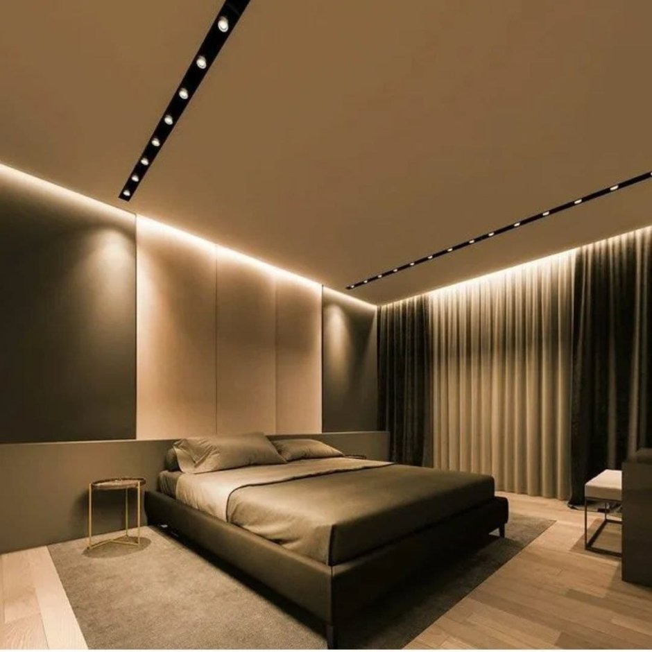 Натяжной потолок с подсветкой