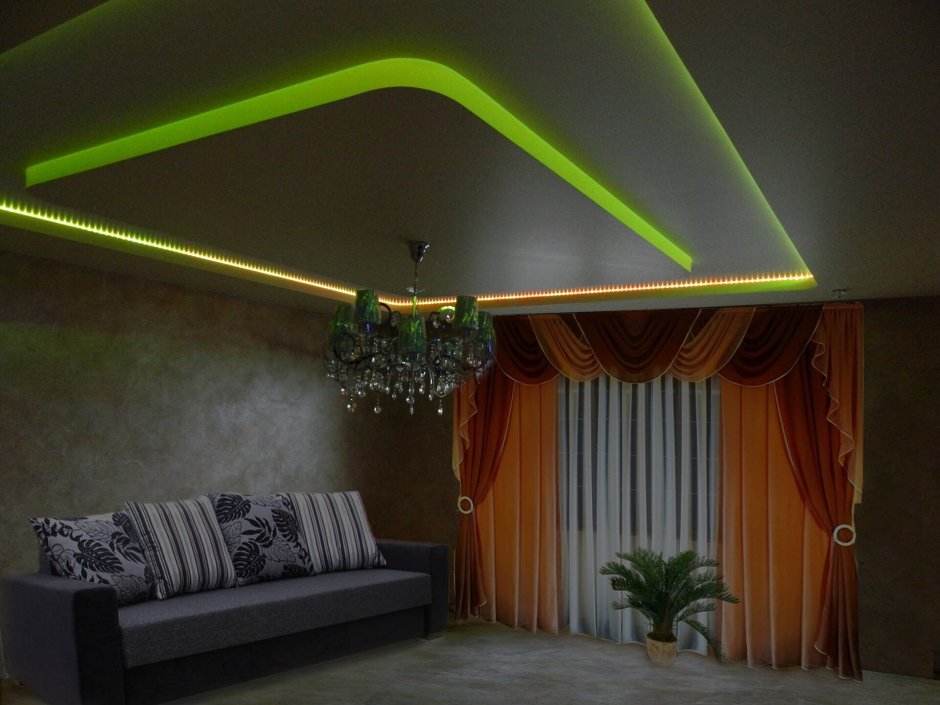 Парящий натяжной потолок