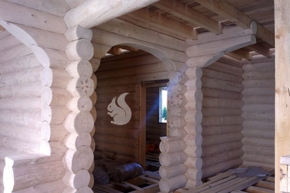 Арка в срубе