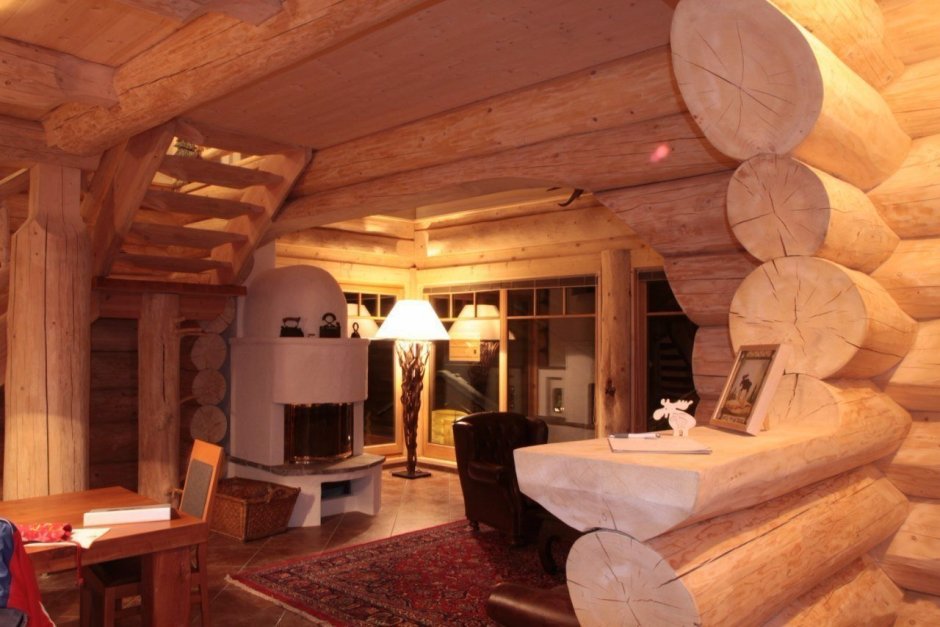 Арка в деревянном доме