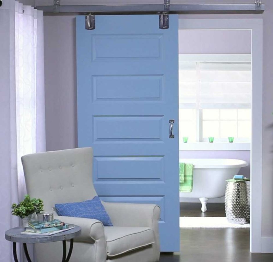 Дверь паутинка светлый бетон межкомнатная