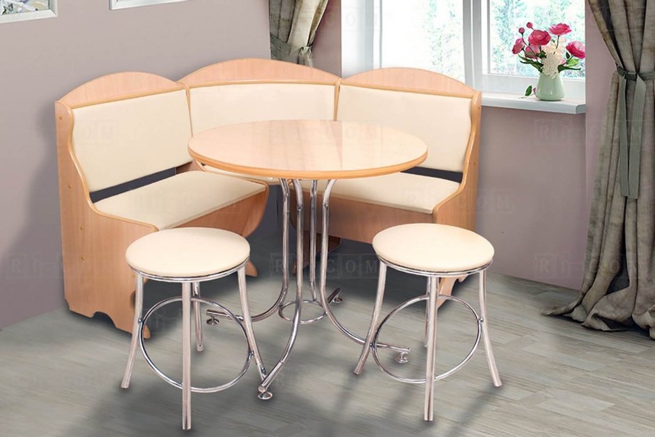 Угловой кухонный стол