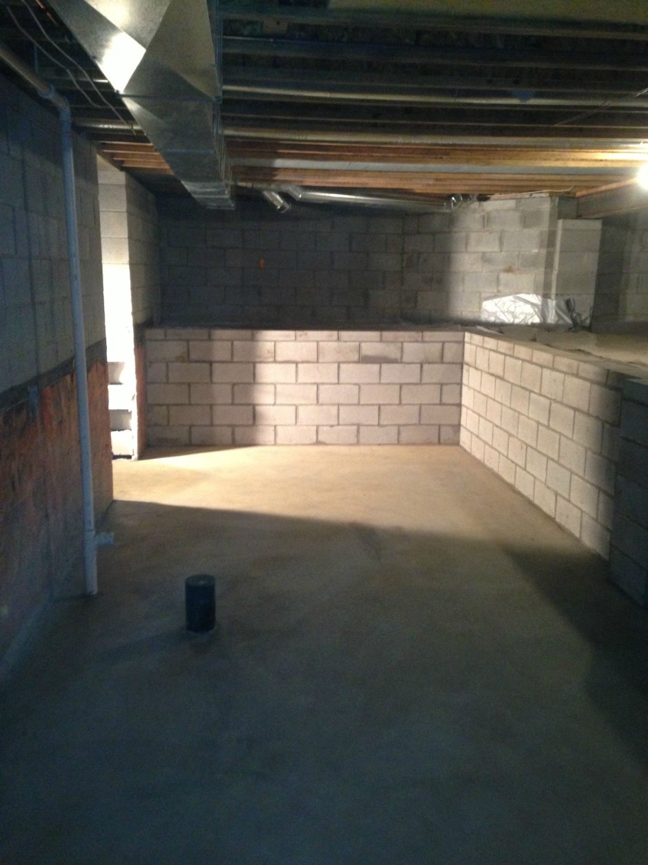 Отделка погреба в гараже