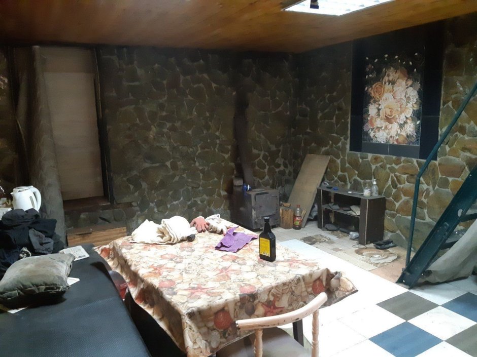 Подвал гаража под комнату отдыха