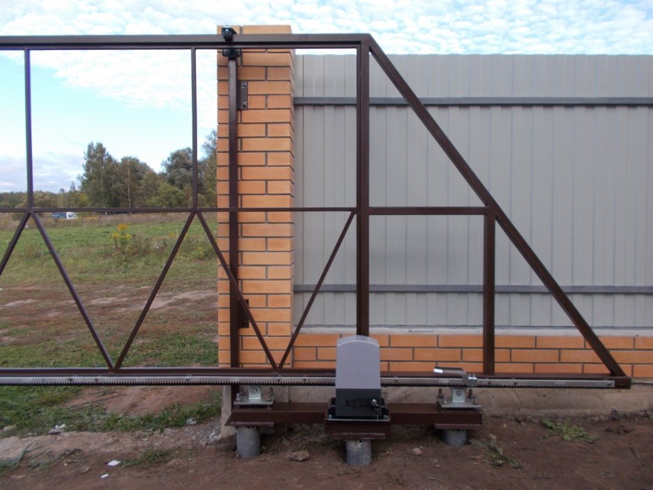 Ворота профлист с8