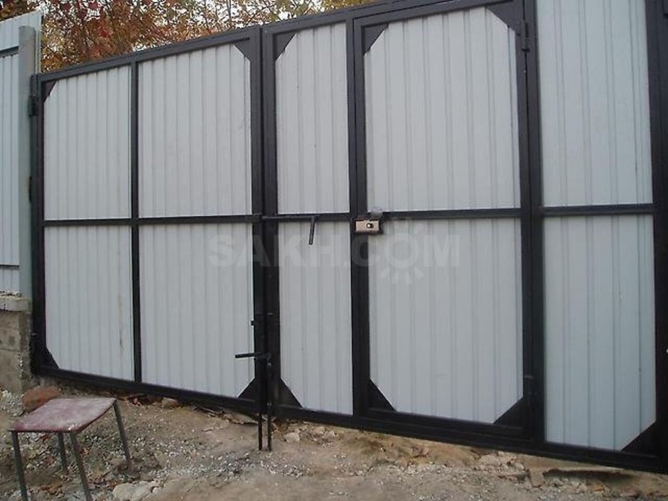 Схема сварки ворот из профильной трубы 40x20