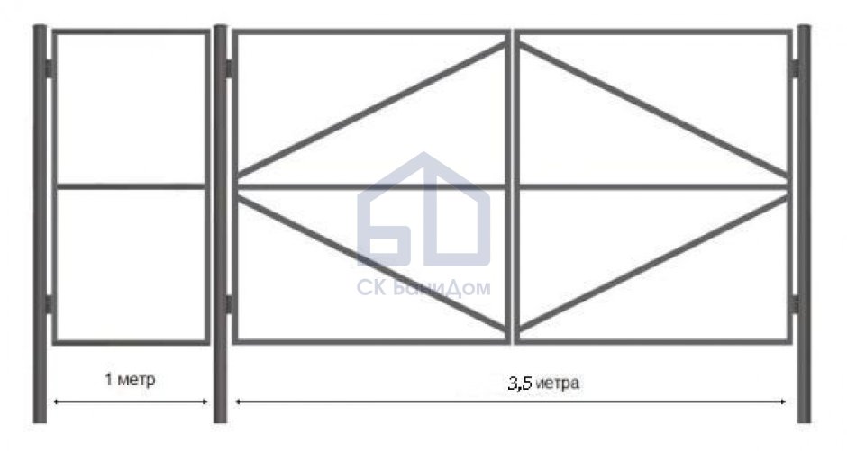 Сварка калитки из уголка