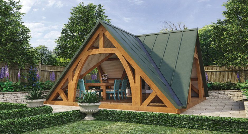 Беседка а фрейм