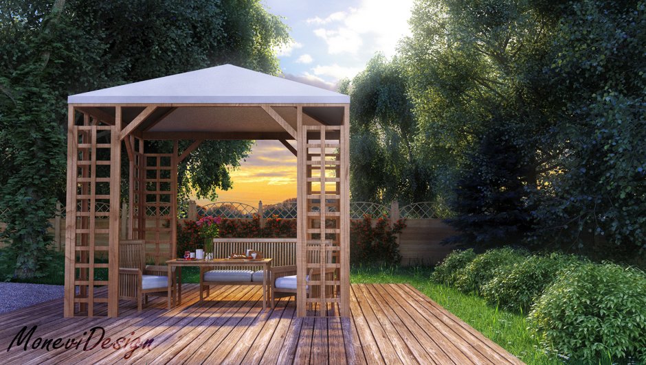 Визуализация беседки