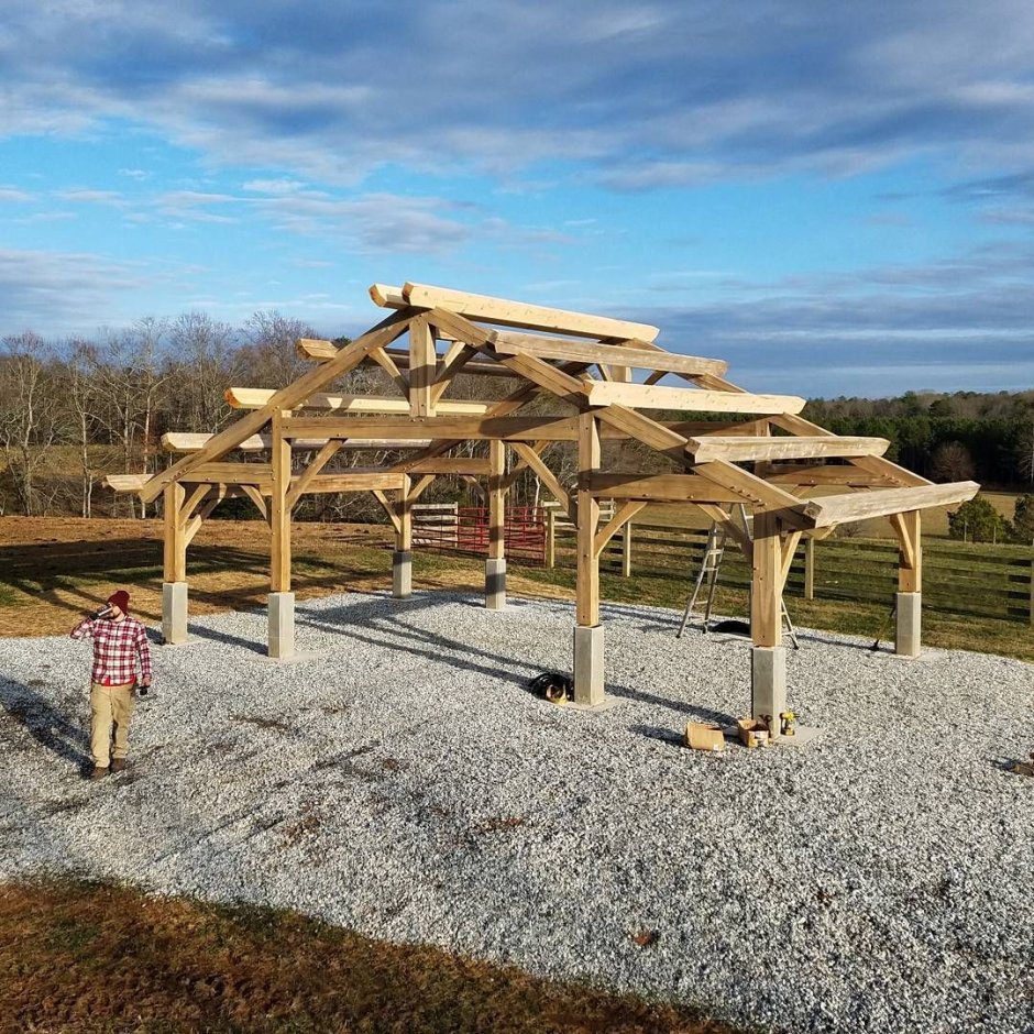 Беседка Тимбер фрейм