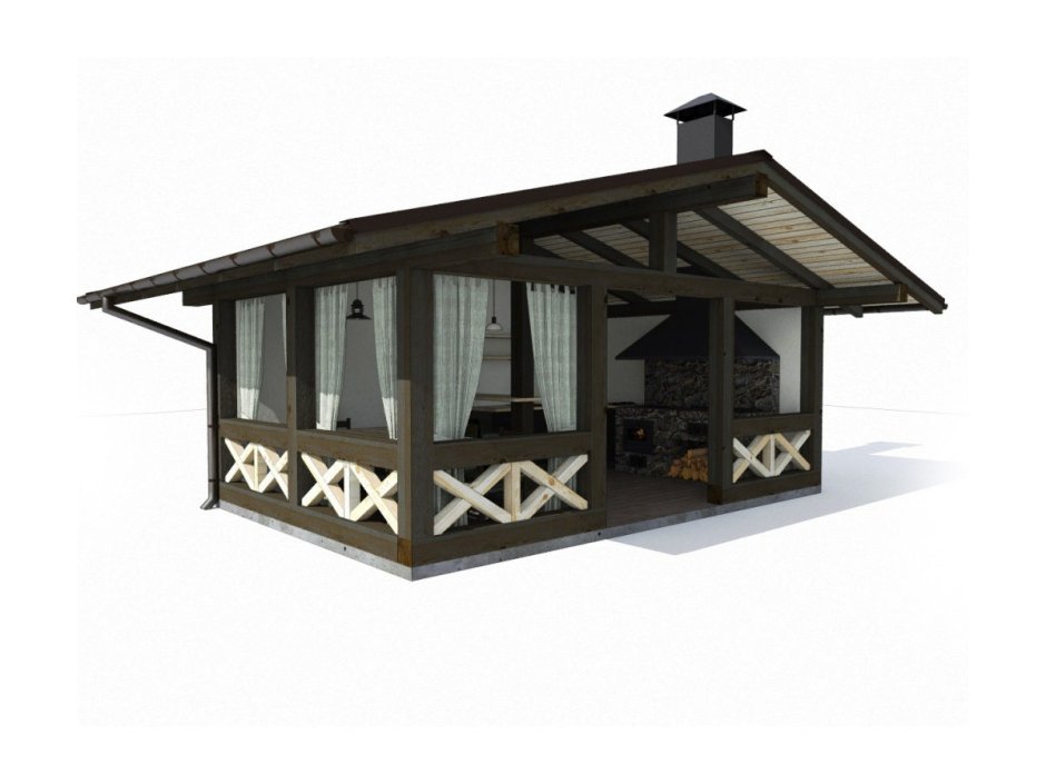 Терем беседка барбекю