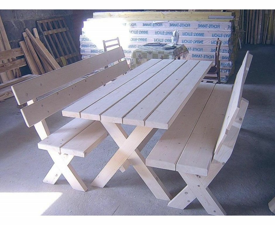 Деревянные лавки для бани