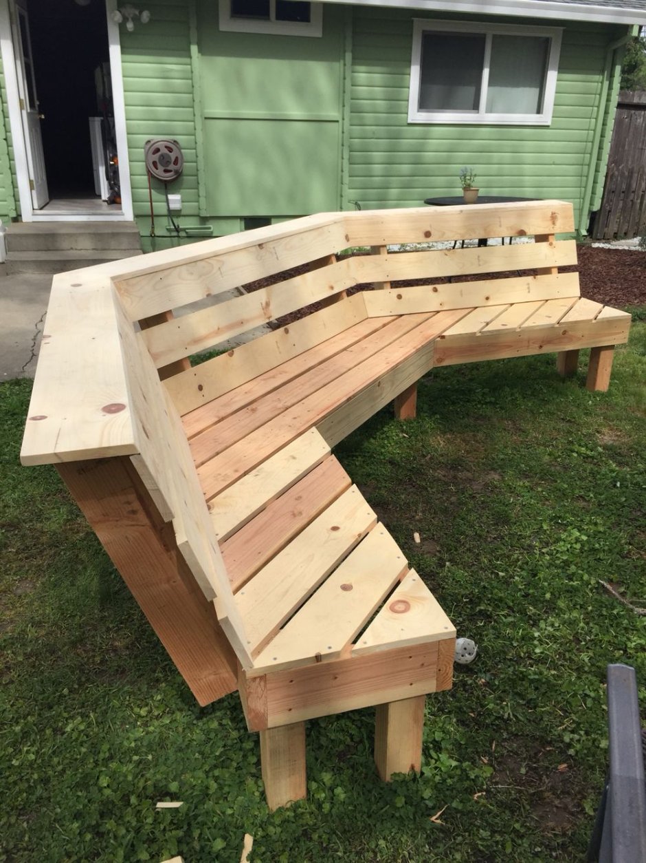 Лавочки для дачи из дерева