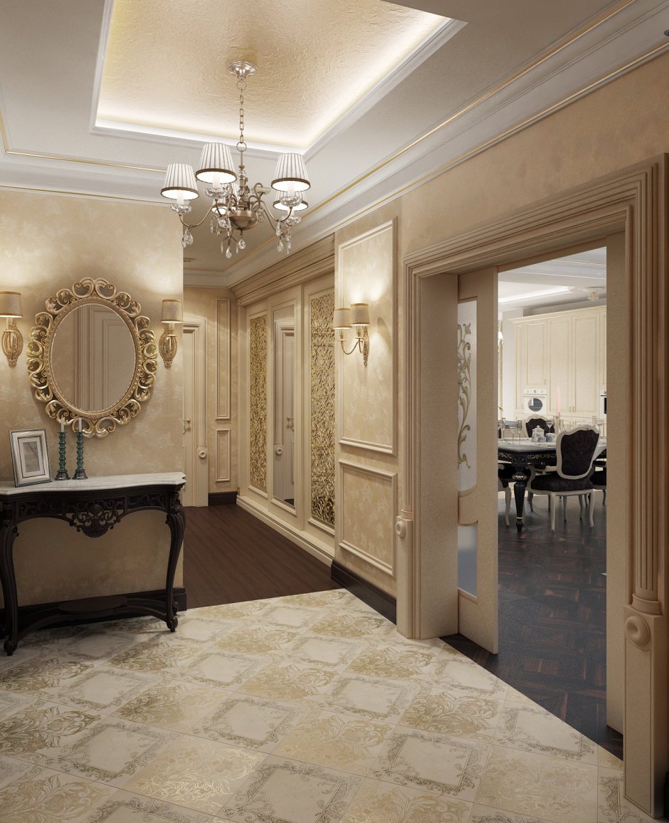 Прихожая в коттедже