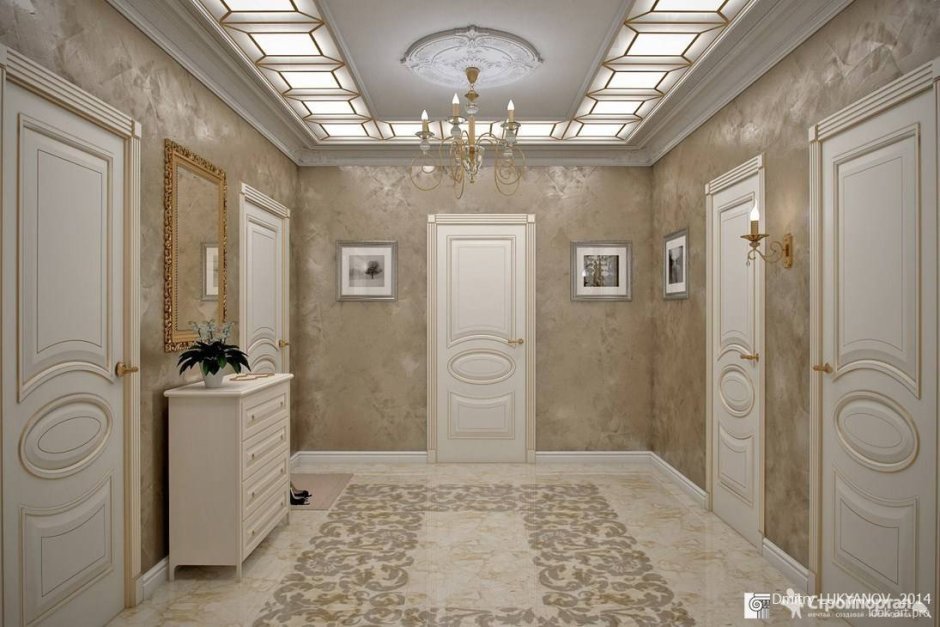 Прихожая в классическом стиле
