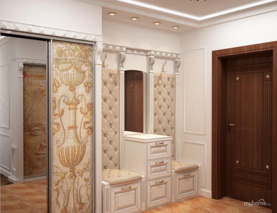 Прихожая с лестницей