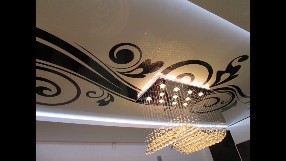 Подвесные потолки с узорами