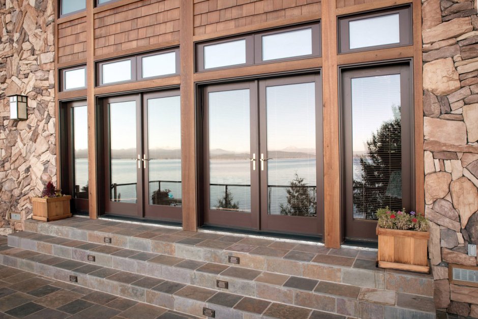 Терраса с панорамными окнами