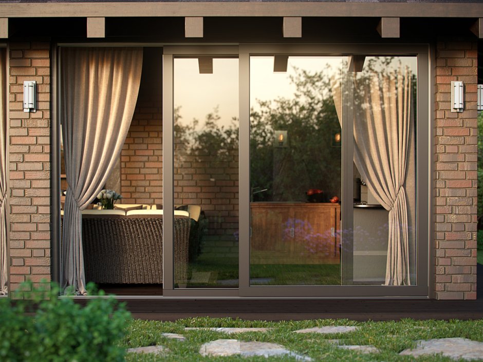 Slidors остекление веранды