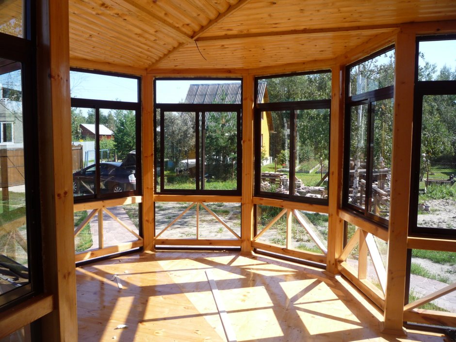 Окна КБЕ остекление террасы