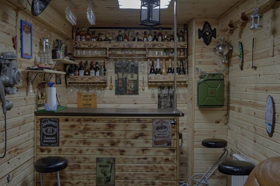 Обустройство гаража для отдыха