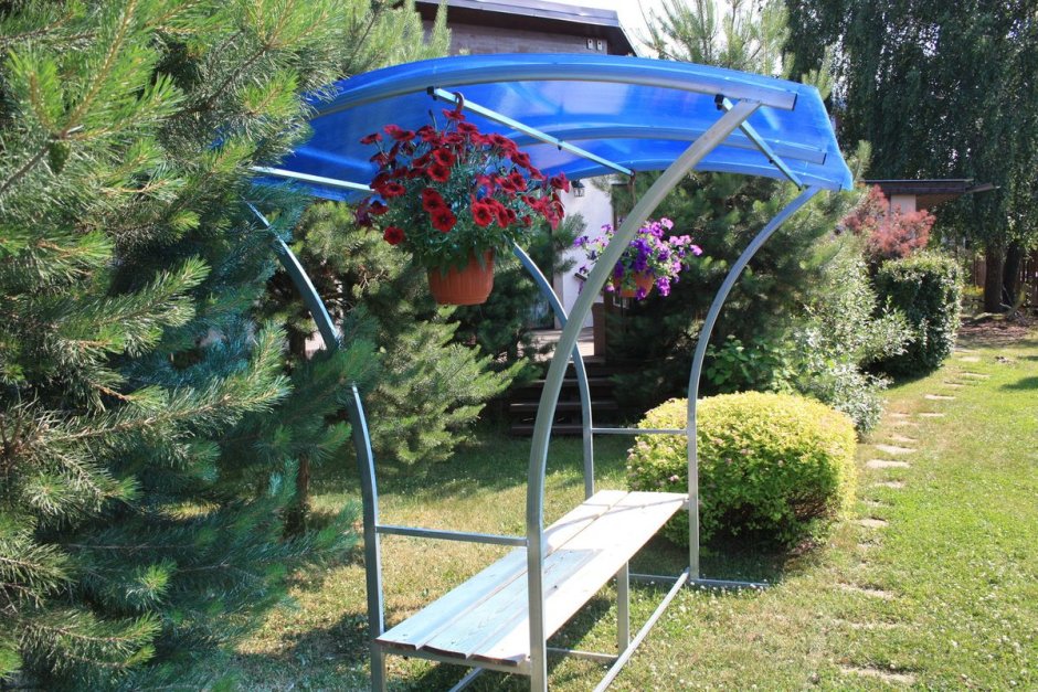 Лавочка с навесом «Агросфера-комфорт»