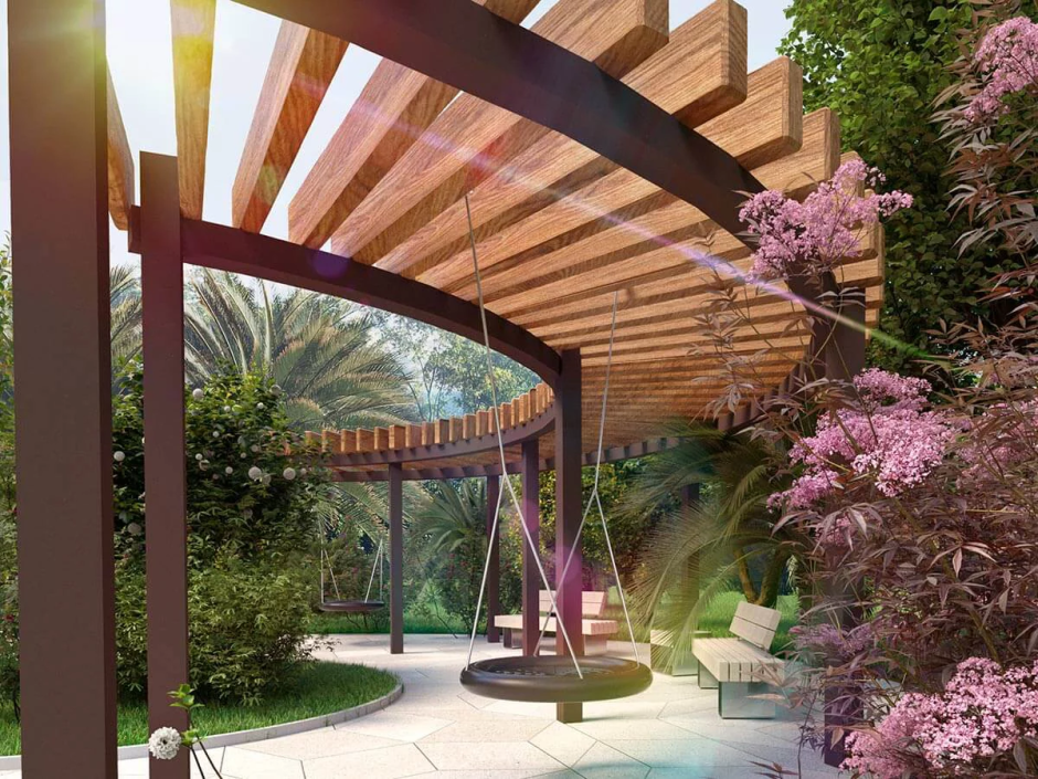 Пергола навес Лотос