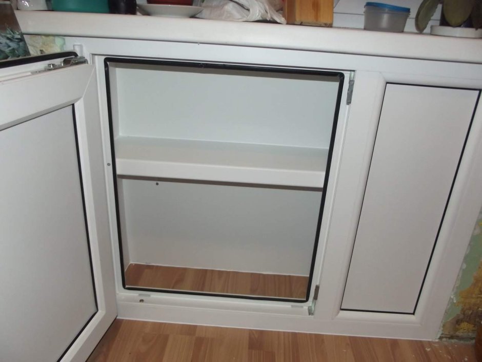 Хрущевский холодильник окна Рехау