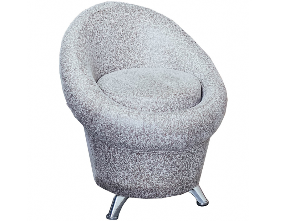 Пуф на металлических ножках