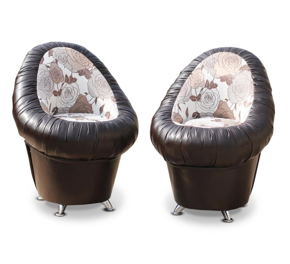 Пуфик круглый со спинкой