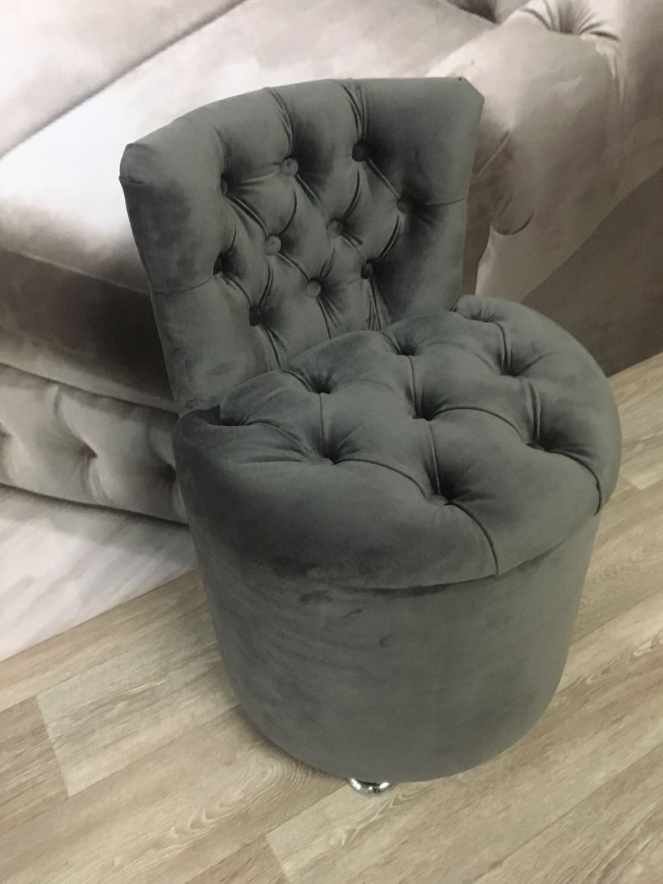 Пуф вращающийся со спинкой St 12 MK 2461 NM итальянский