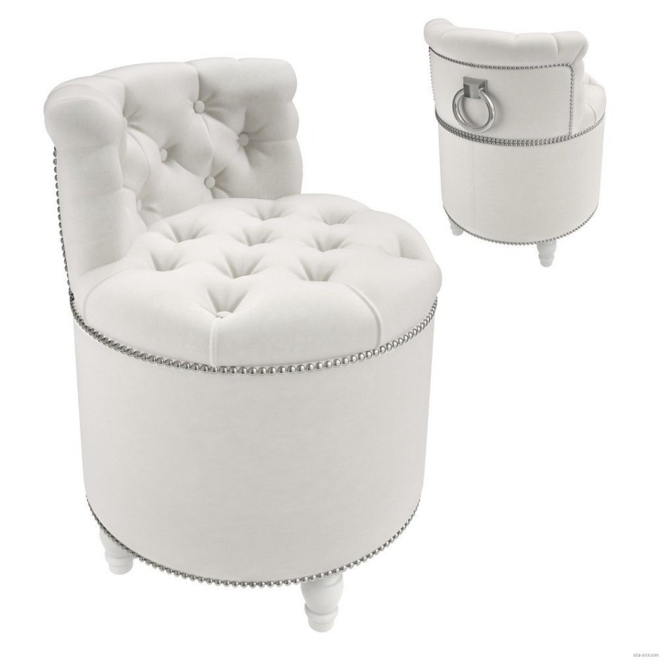 Розовый пуфик