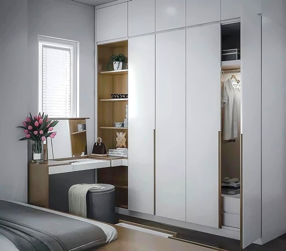 Шкаф купе с туалетным столиком