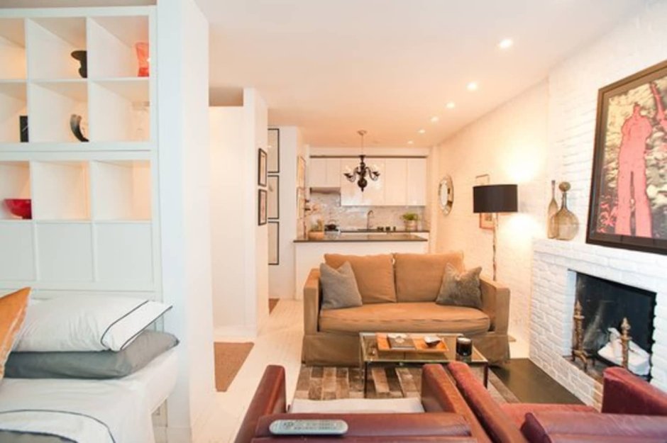 Обстановка маленькой однокомнатной квартиры