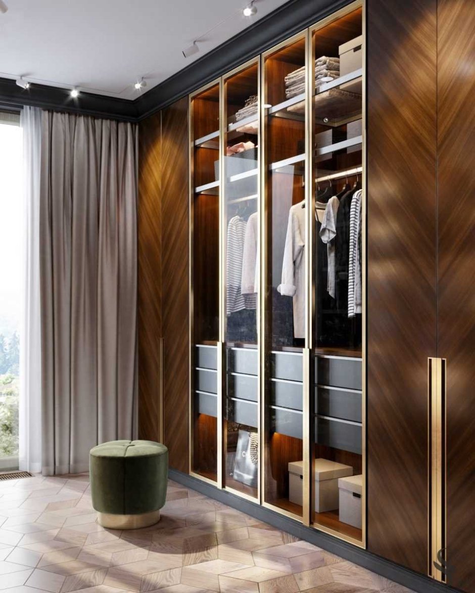 Шкаф купе в классическом стиле