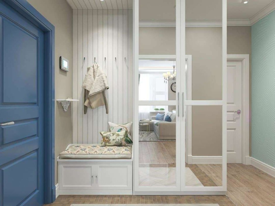 Прихожая в современном стил