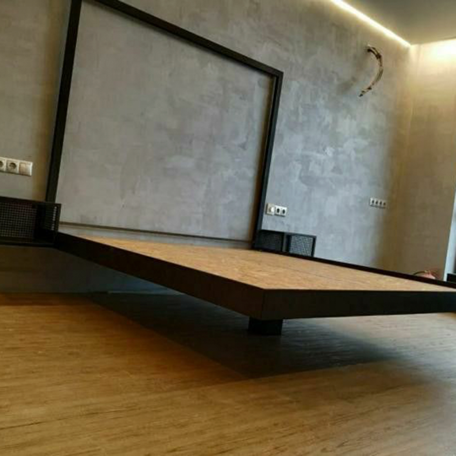 Парящая кровать металлический каркас