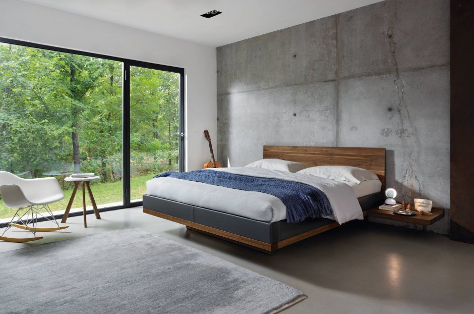 Кровать из профильной трубы в стиле лофт