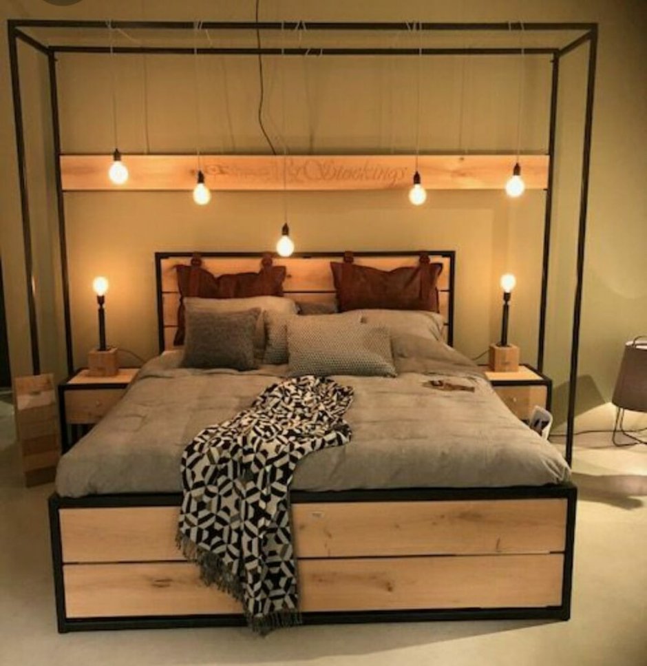 Каркас кровати 160х200 лофт