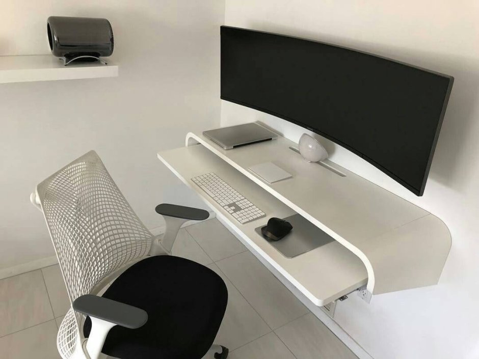 Подвесной компьютерный стол
