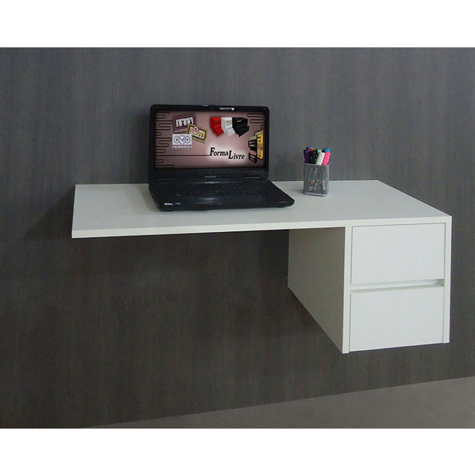 Стол компьютерный с подвесной тумбой