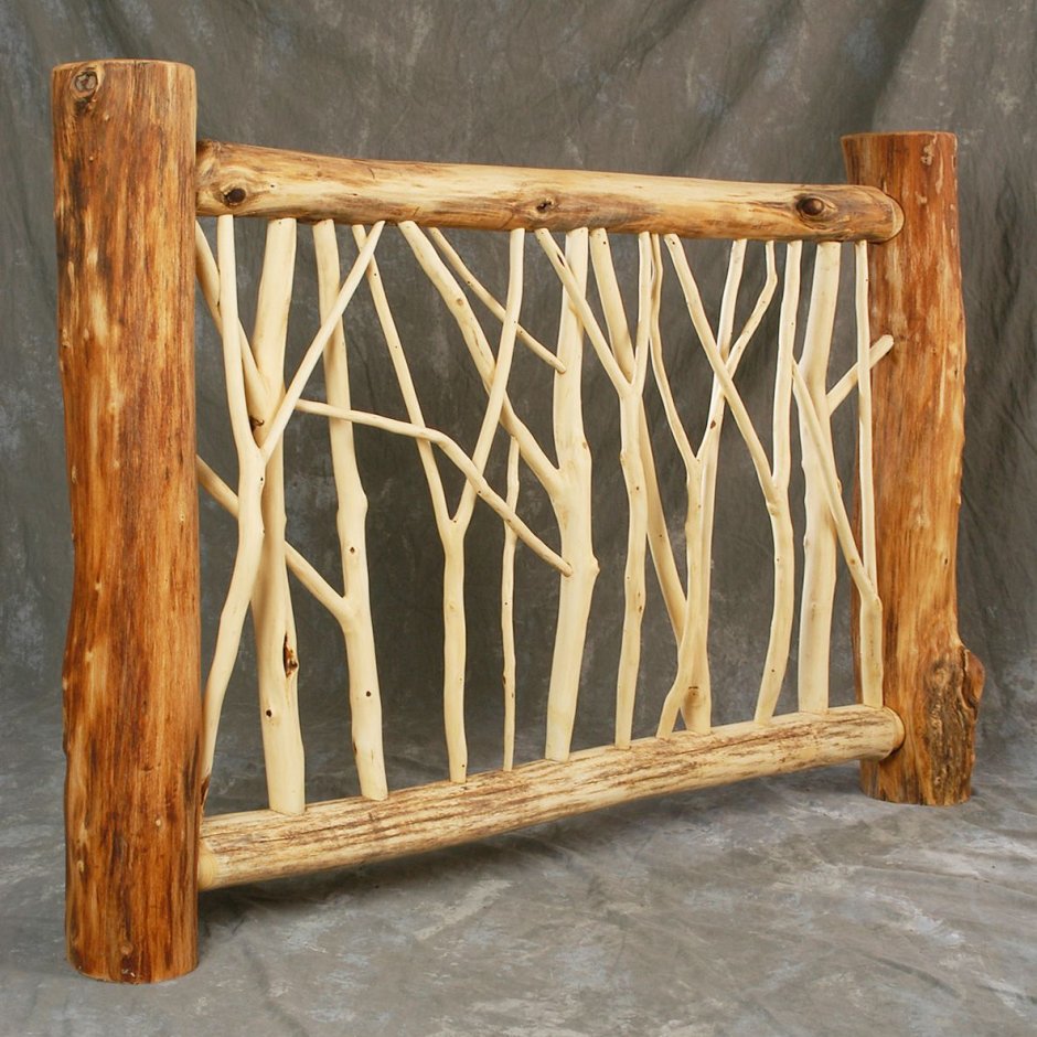 Ограждение из веток