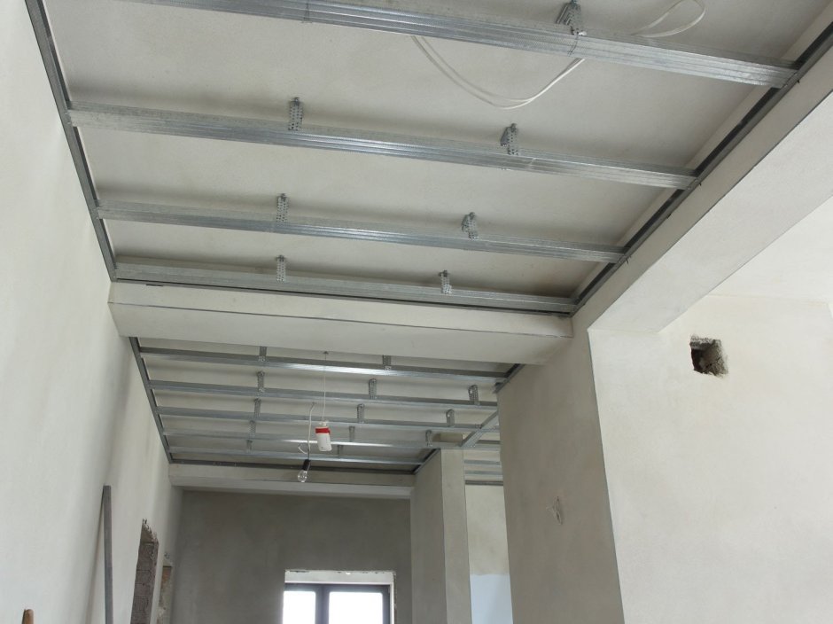 Каркас двухуровневого потолка